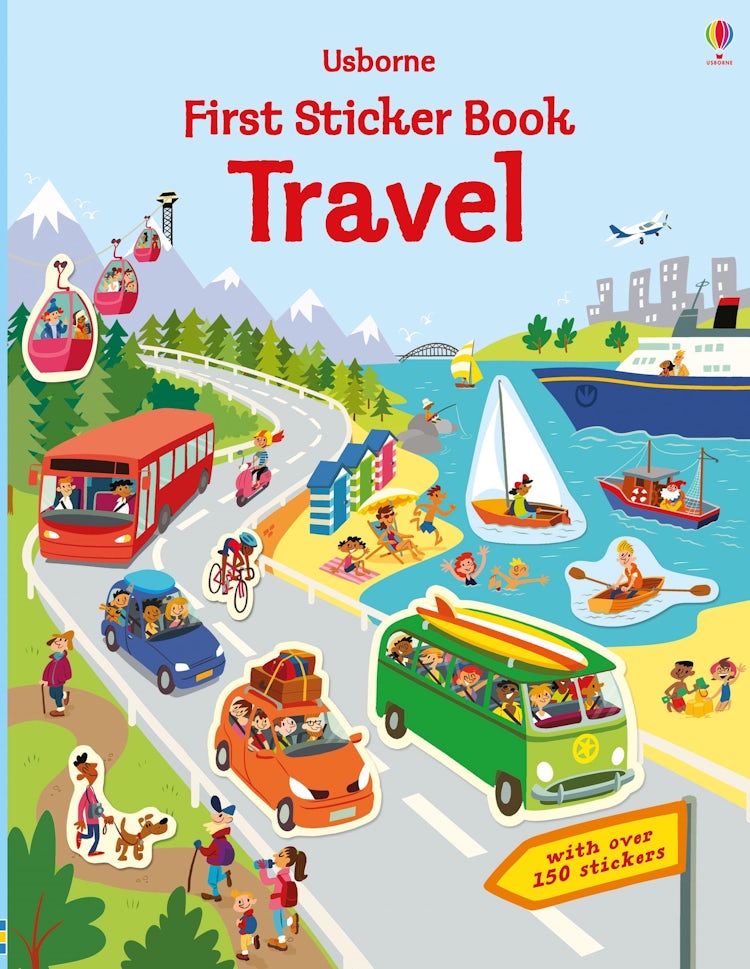 Cover image for First Sticker Book Travel, isbn: 9781474937061