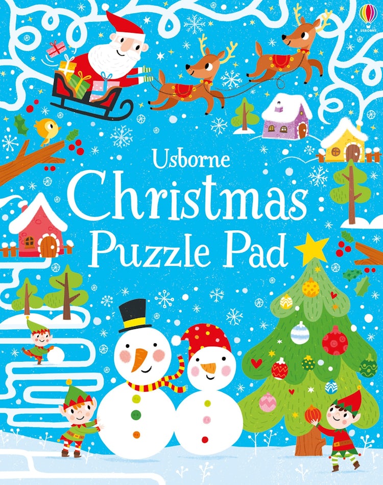 Cover image for Christmas Puzzles Pad, isbn: 9781474937474