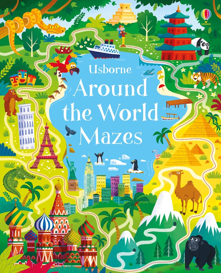 Cover image for Around the World Mazes, isbn: 9781474937511