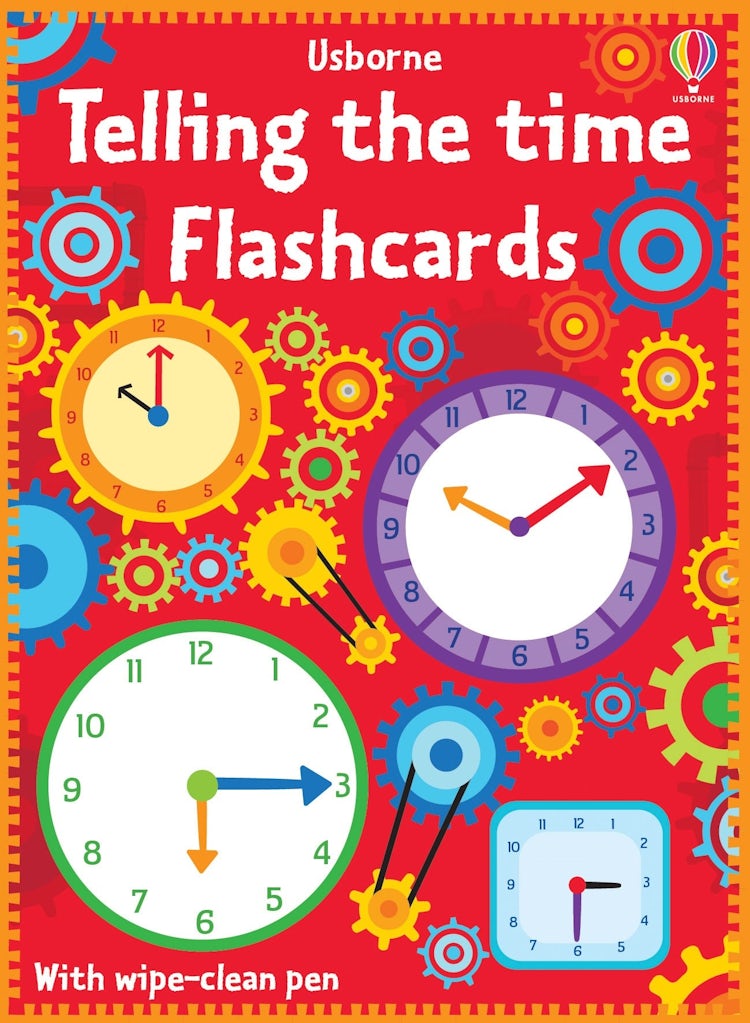 Cover image for Telling the Time Flash Cards, isbn: 9781474937689