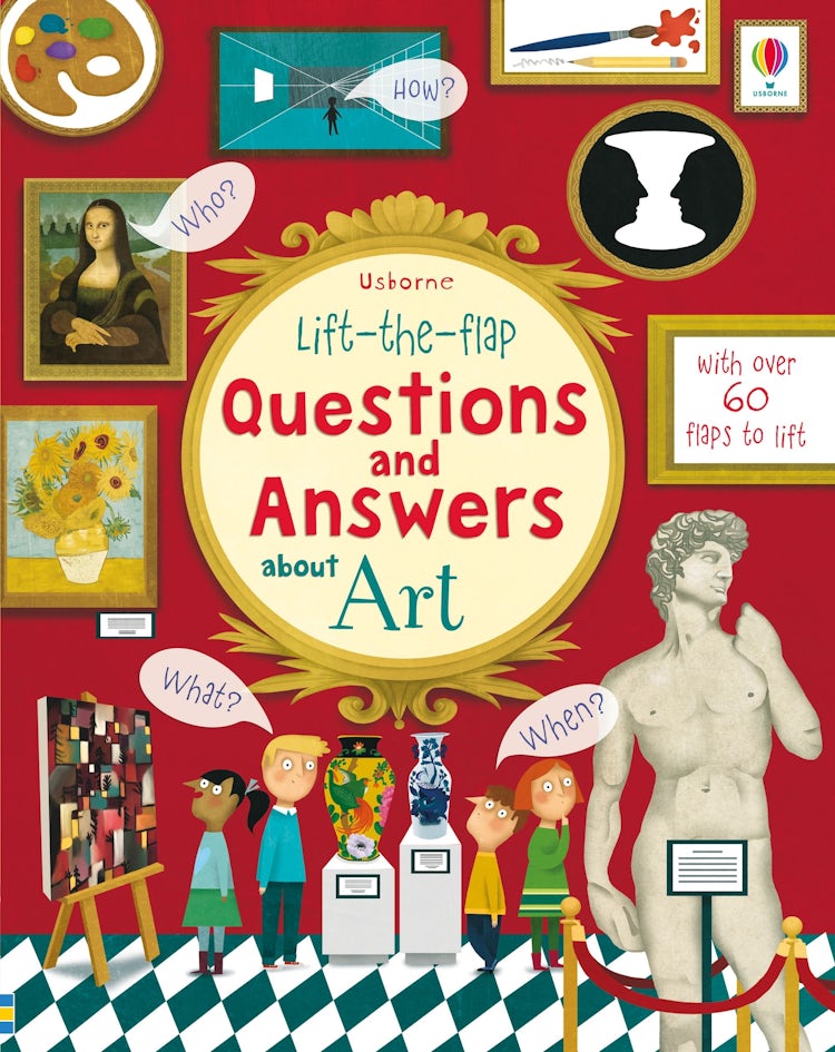 Cover image for Lift-The-Flap Questions and Answers about Art, isbn: 9781474940115