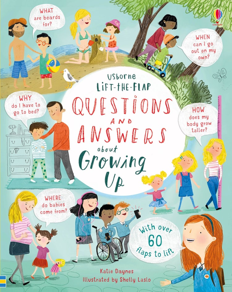 Cover image for Lift-the-Flap Questions & Answers about Growing Up, isbn: 9781474940122