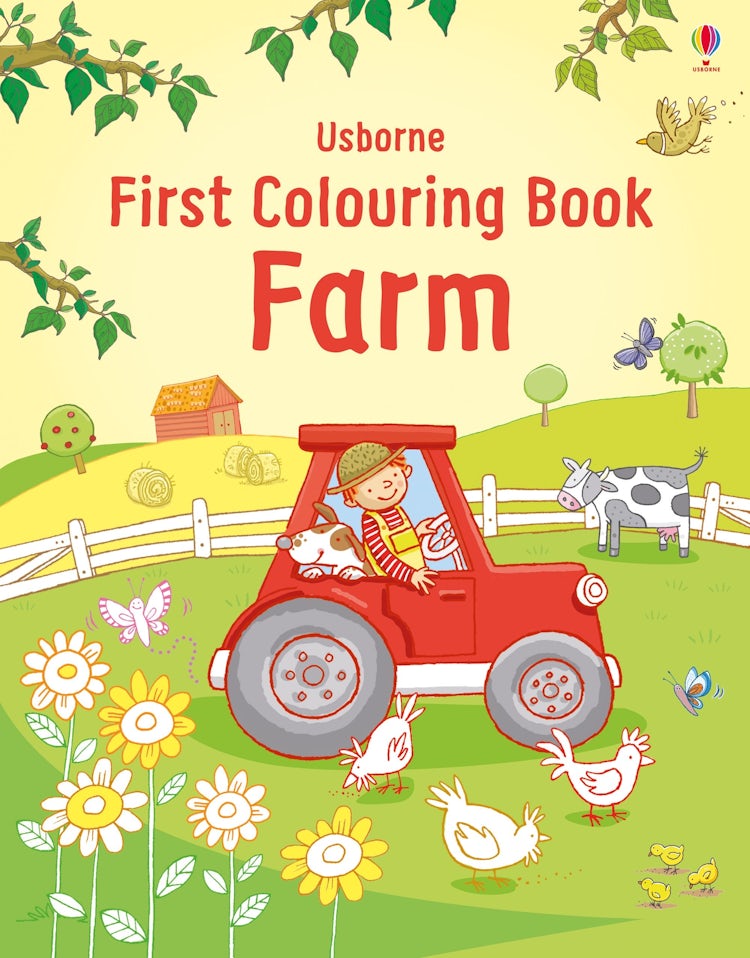 Cover image for First Colouring Book Farm, isbn: 9781474946391