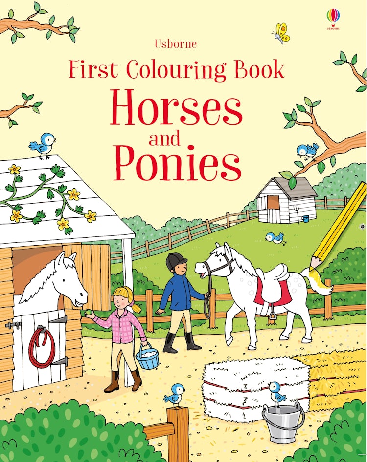 Cover image for First Colouring Book Horses And Ponies, isbn: 9781474946445