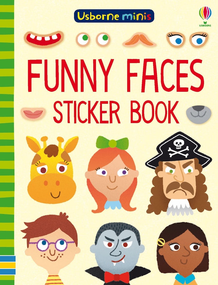 Cover image for Mini Books Funny Faces Sticker Book, isbn: 9781474947664