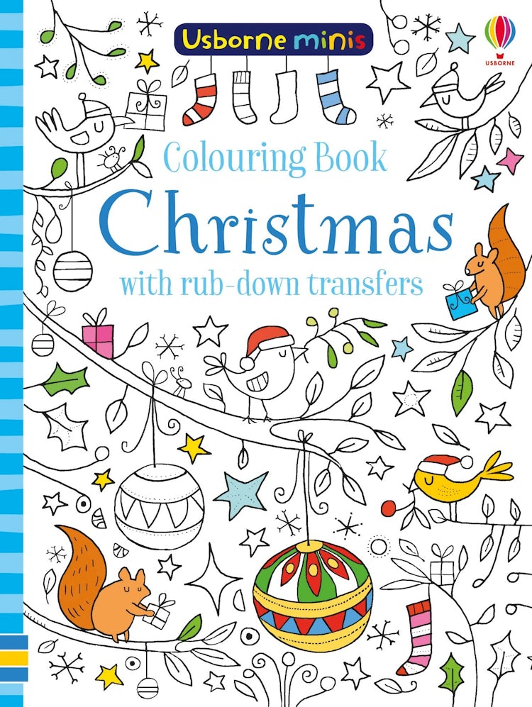 Cover image for Mini Books Colouring Book Christmas with Rub-Downs, isbn: 9781474947718