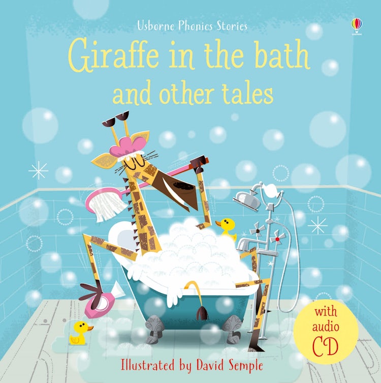 Cover image for Giraffe in the Bath and Other Tales with CD, isbn: 9781474950527