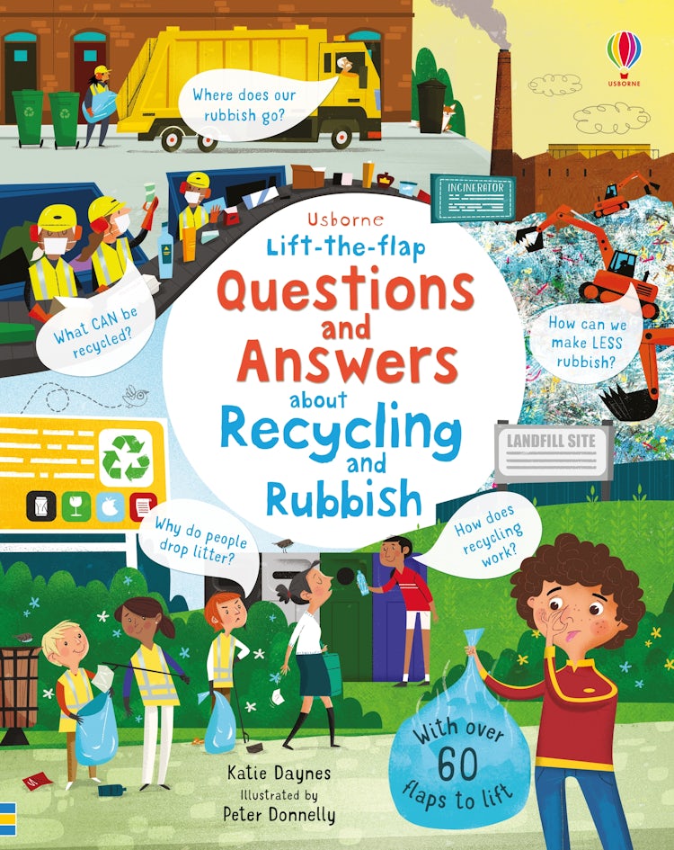 Cover image for Lift-the-Flap Questions and Answers about Recycling and Rubbish, isbn: 9781474950664