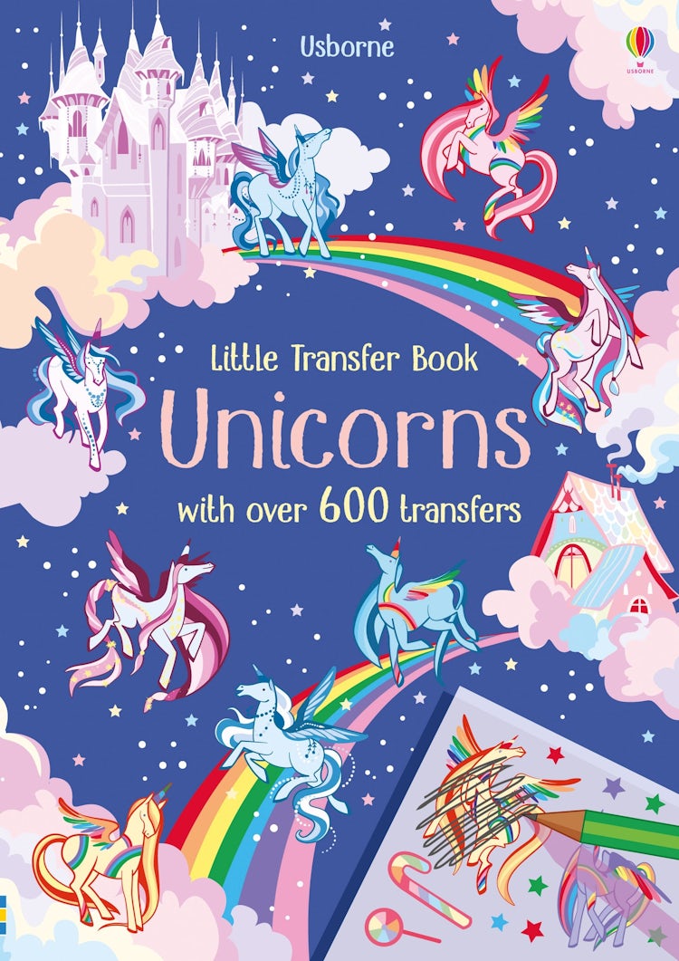 Cover image for Unicorns Transfer Activity Book, isbn: 9781474950930