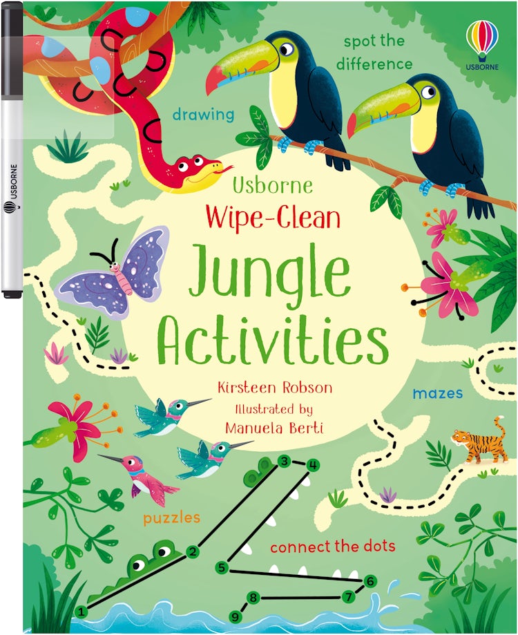 Cover image for Wipe-Clean Jungle Activities, isbn: 9781474951319