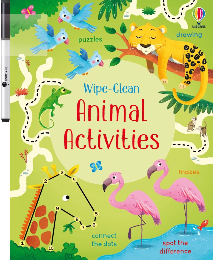 Cover image for Wipe-Clean Animal Activities, isbn: 9781474951326