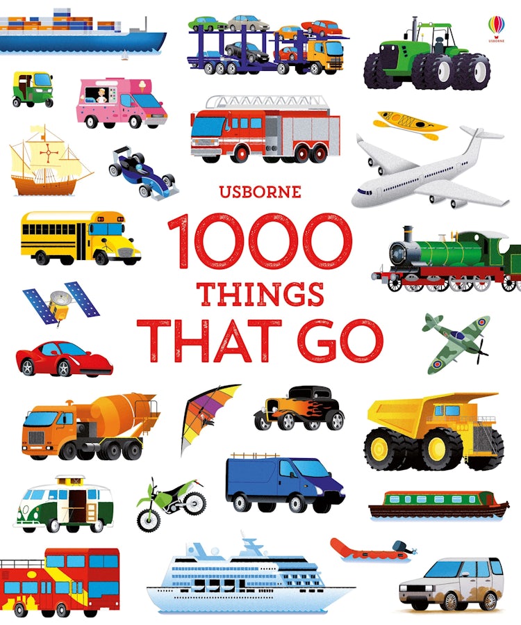 Cover image for 1000 Things That Go, isbn: 9781474951357