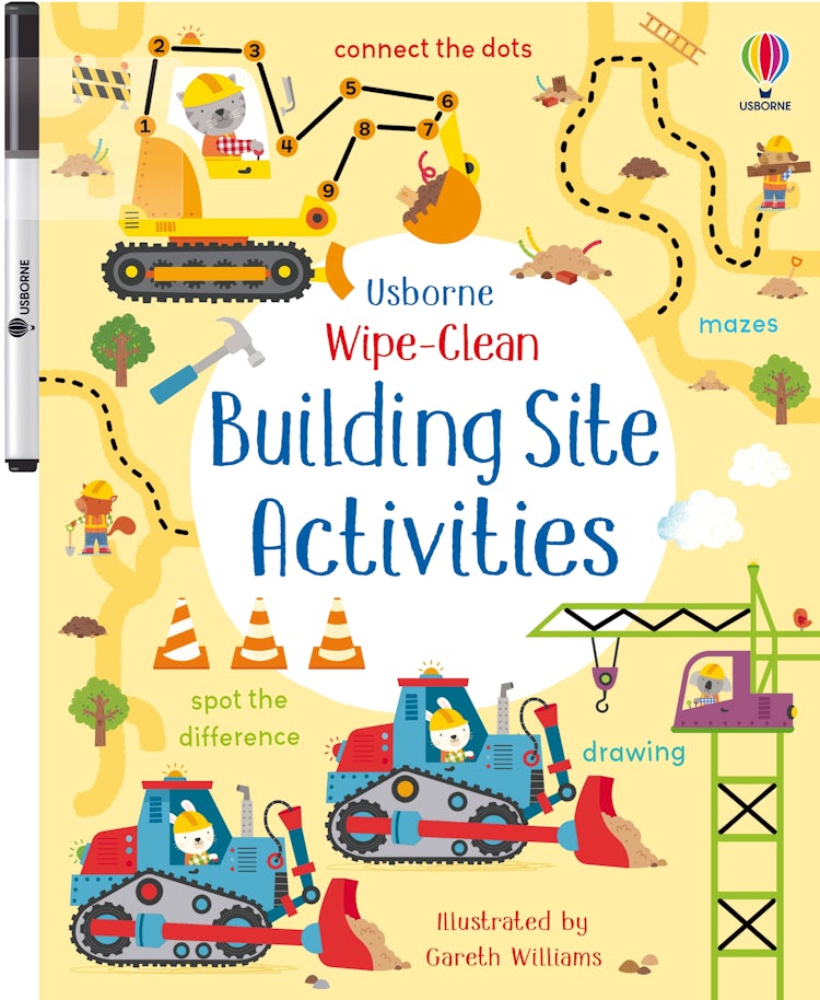 Cover image for Wipe-Clean Building Site Activities, isbn: 9781474951654