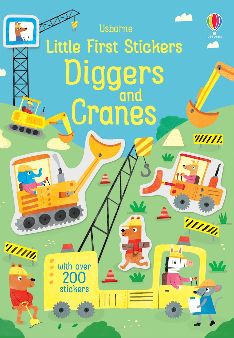 Cover image for Little First Stickers Diggers And Cranes, isbn: 9781474952255