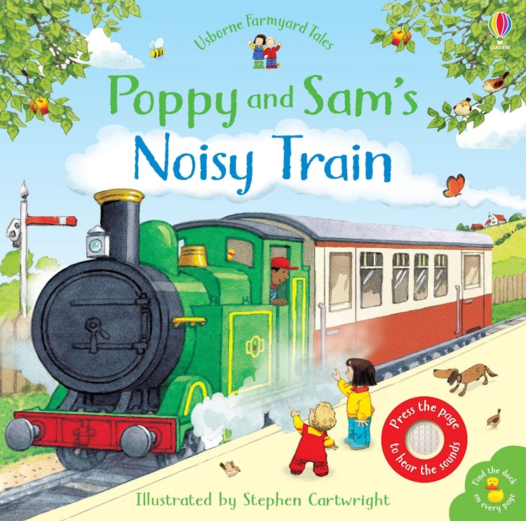 Cover image for Farmyard Tales Poppy and Sam's Noisy Train Book, isbn: 9781474962568