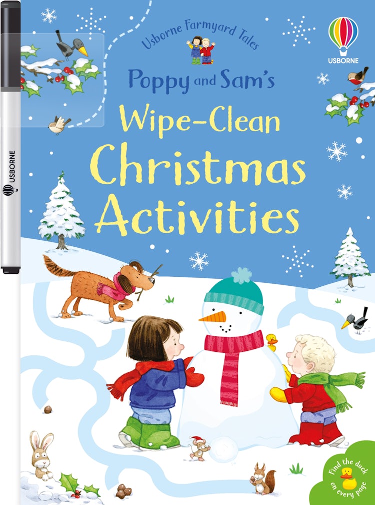 Cover image for Farmyard Tales Poppy and Sam's Wipe-Clean Christmas Activities, isbn: 9781474962599