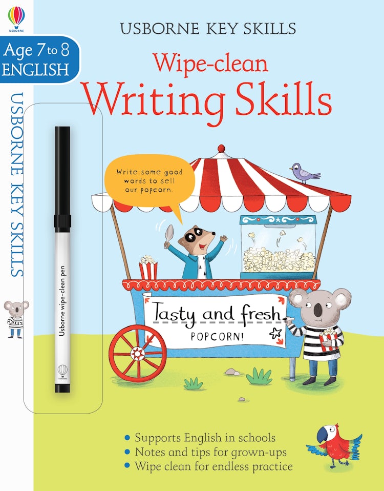 Cover image for Wipe-Clean Writing Skills 7-8, isbn: 9781474965231