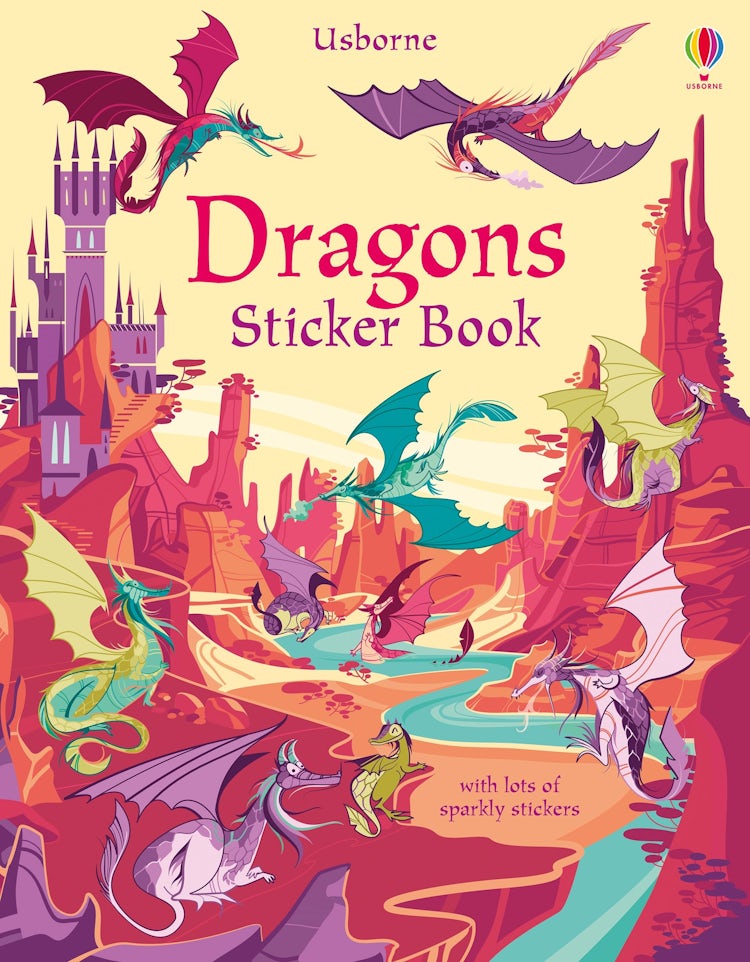Cover image for Dragons Sticker Book, isbn: 9781474966641