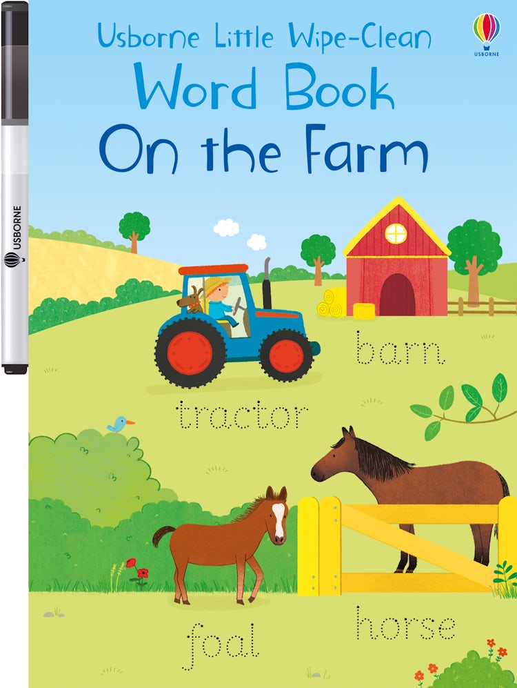 Cover image for Little Wipe-Clean Word Book On the Farm, isbn: 9781474968157