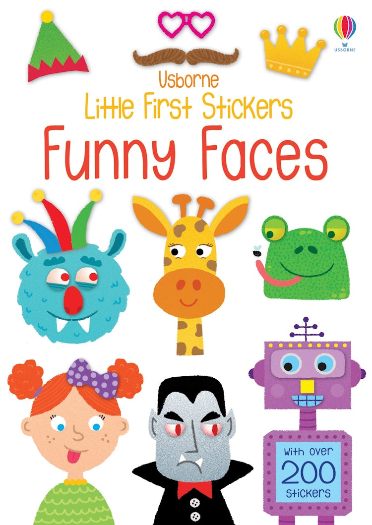 Cover image for Little First Stickers Funny Faces, isbn: 9781474968232