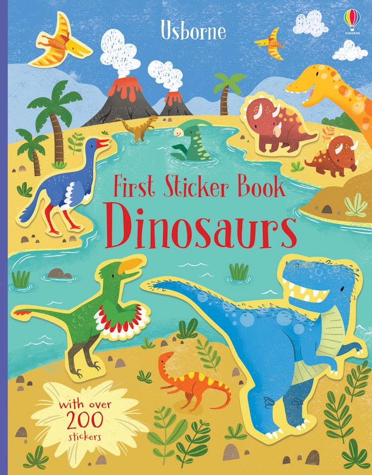 Cover image for First Sticker Book Dinosaurs, isbn: 9781474968263