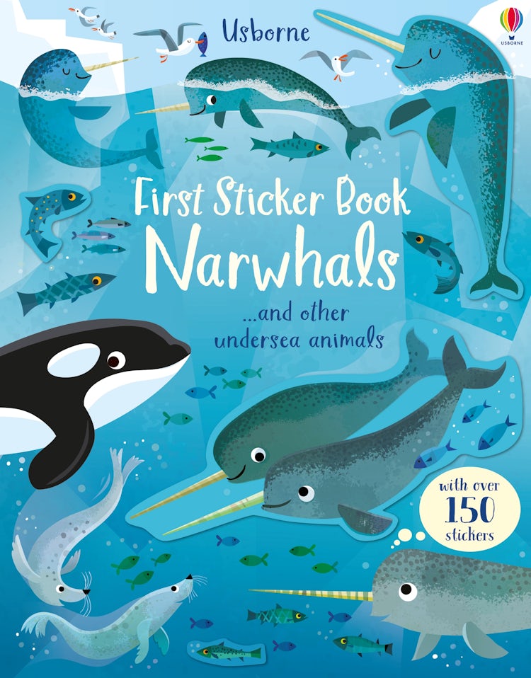 Cover image for First Sticker Book Narwhals, isbn: 9781474968294
