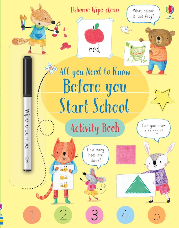 Cover image for Wipe-Clean All You Need To Know Before You Start School Activity Book, isbn: 9781474968379