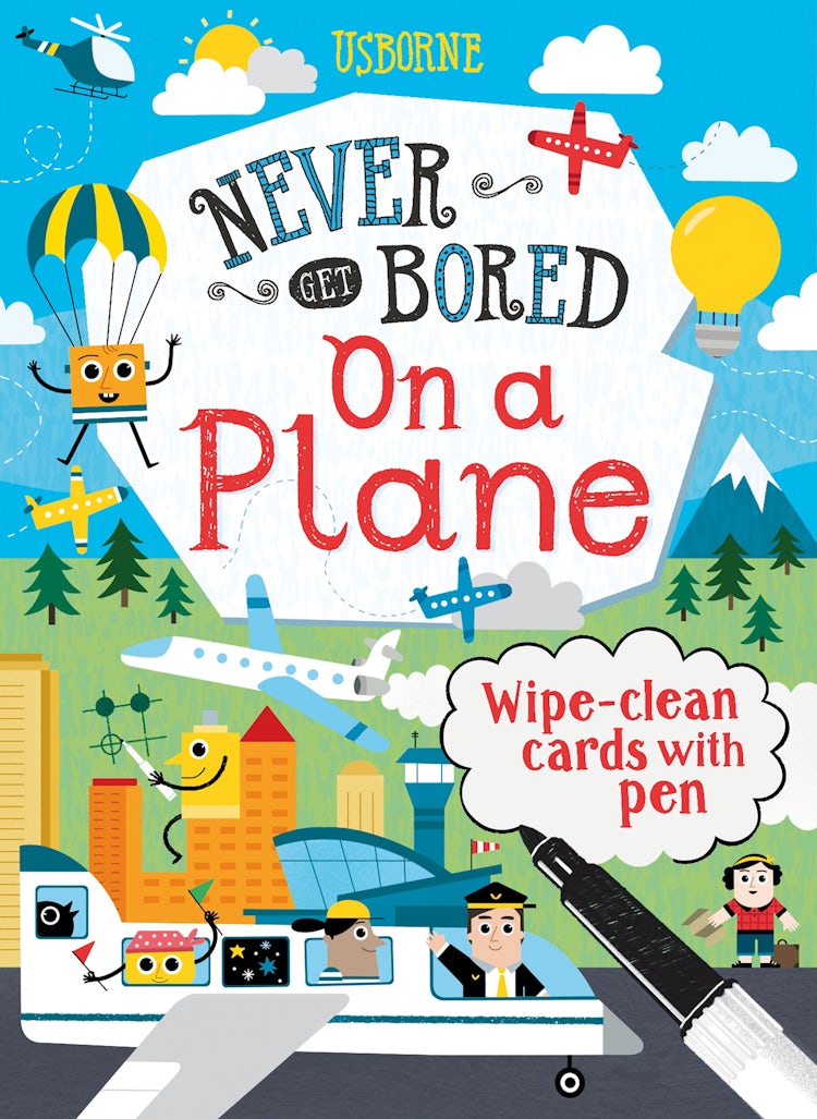 Cover image for Never Get Bored on a Plane Cards, isbn: 9781474970501
