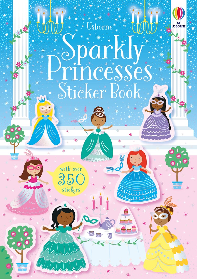Cover image for Sparkly Princesses Sticker Book, isbn: 9781474971331