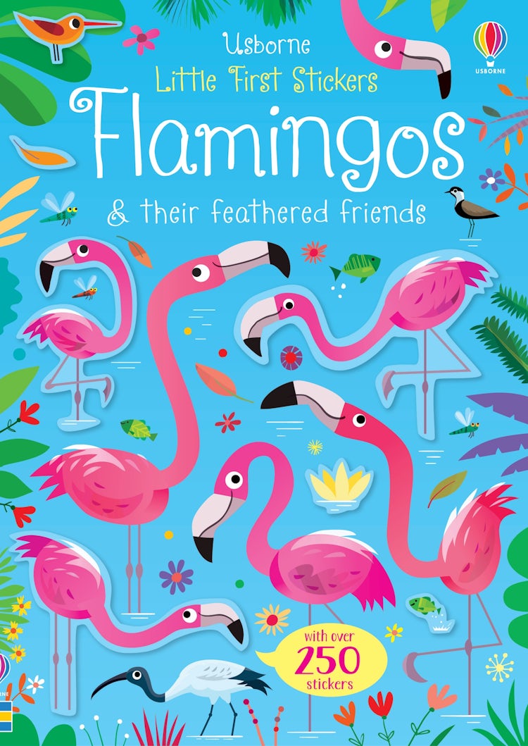 Cover image for Little First Stickers Flamingos, isbn: 9781474971348