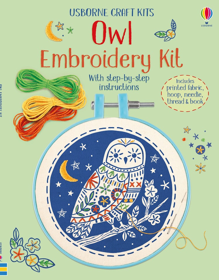 Cover image for Embroidery Kit: Owl, isbn: 9781474973328