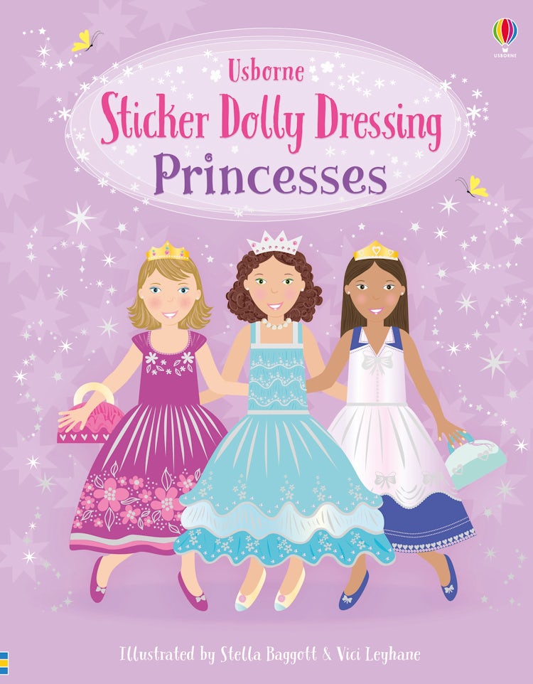 Cover image for Sticker Dolly Dressing Princesses, isbn: 9781474973380