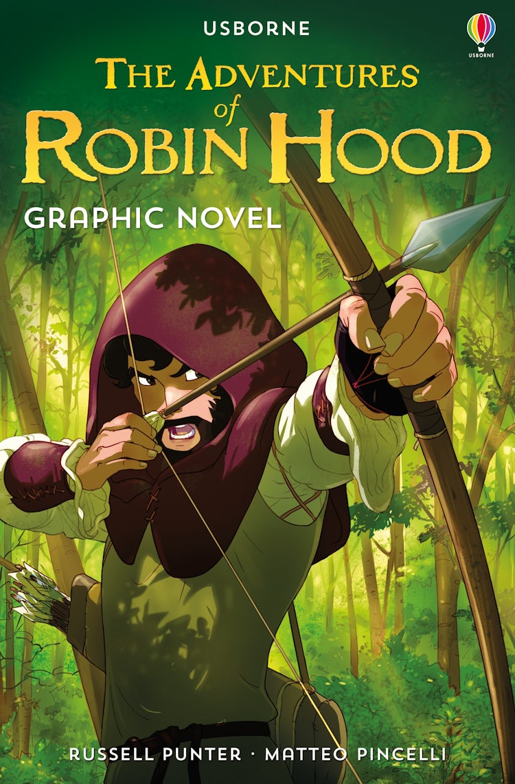 Cover image for Usborne Graphic: Adventures of Robin Hood, isbn: 9781474974493