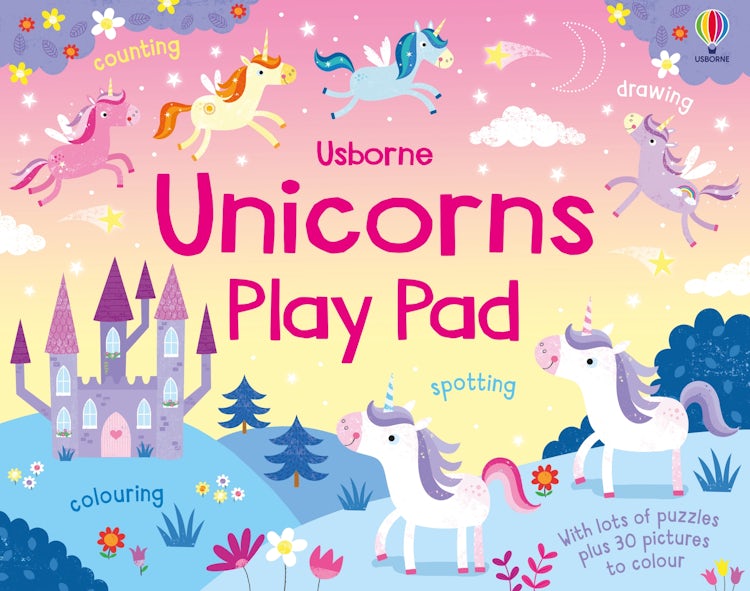 Cover image for Unicorns Play Pad, isbn: 9781474985246