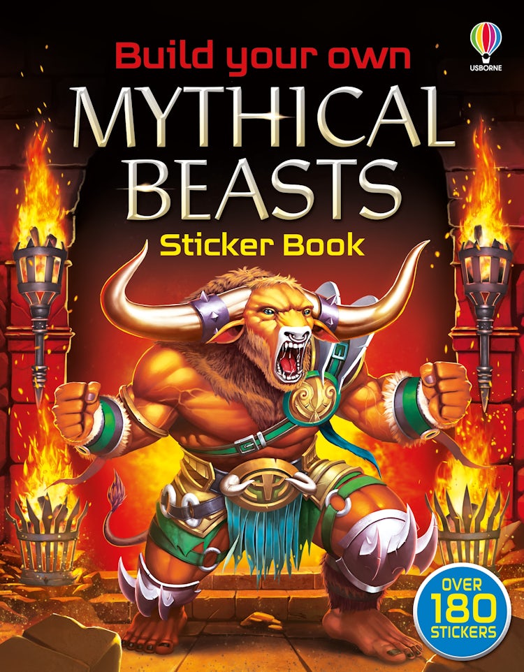 Cover image for Build Your Own Mythical Beasts Sticker Book, isbn: 9781474985277