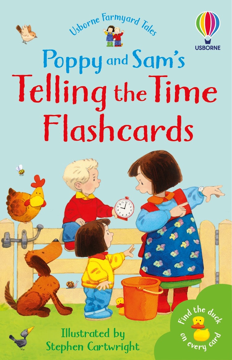Cover image for Poppy and Sam's Telling the Time Flashcards, isbn: 9781474985871