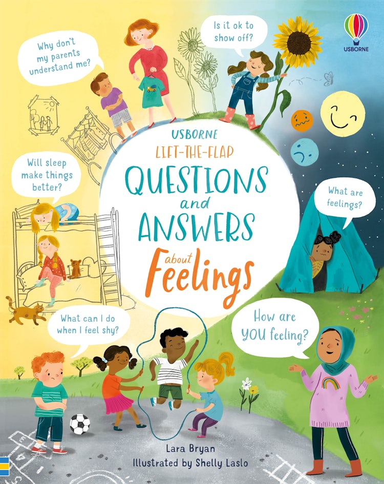 Cover image for Lift-the-Flap Questions and Answers About Feelings, isbn: 9781474986472
