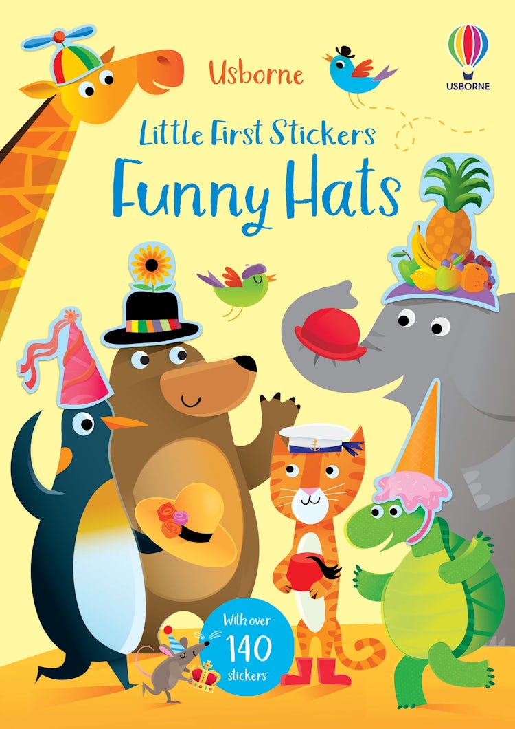 Cover image for Little First Stickers Silly Hats, isbn: 9781474986540