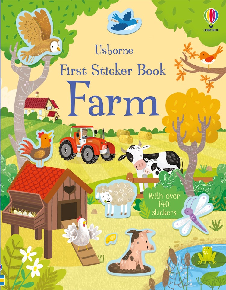 Cover image for First Sticker Book Farm, isbn: 9781474986601