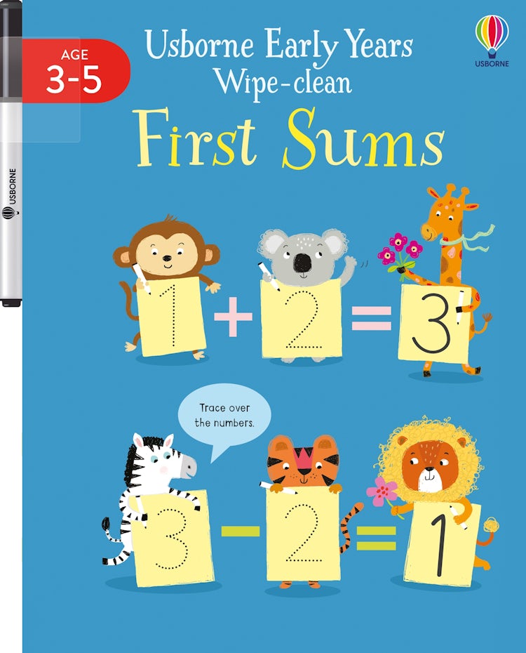 Cover image for Early Years Wipe-Clean First Sums, isbn: 9781474986700