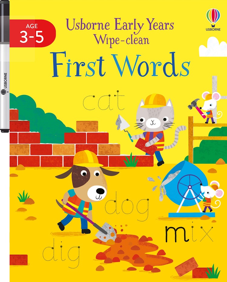 Cover image for Early Years Wipe-Clean First Words, isbn: 9781474986717