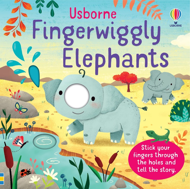 Cover image for Fingerwiggly Elephants, isbn: 9781474986793