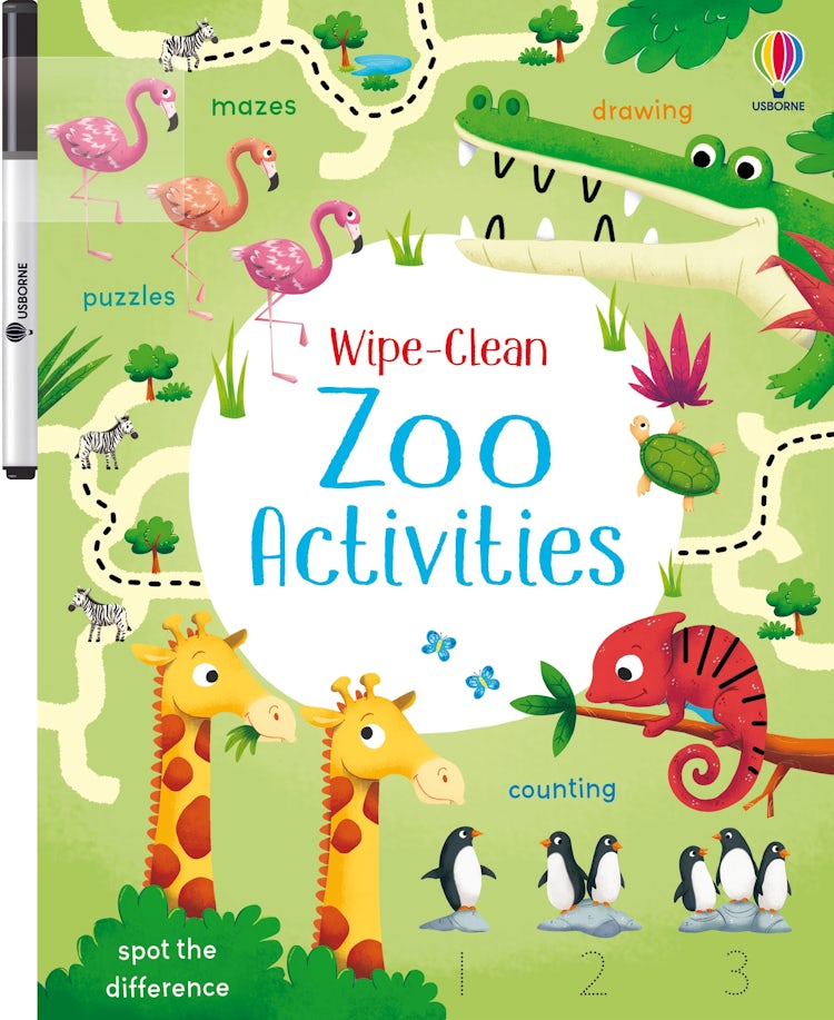 Cover image for Wipe-Clean Zoo Activities, isbn: 9781474986847