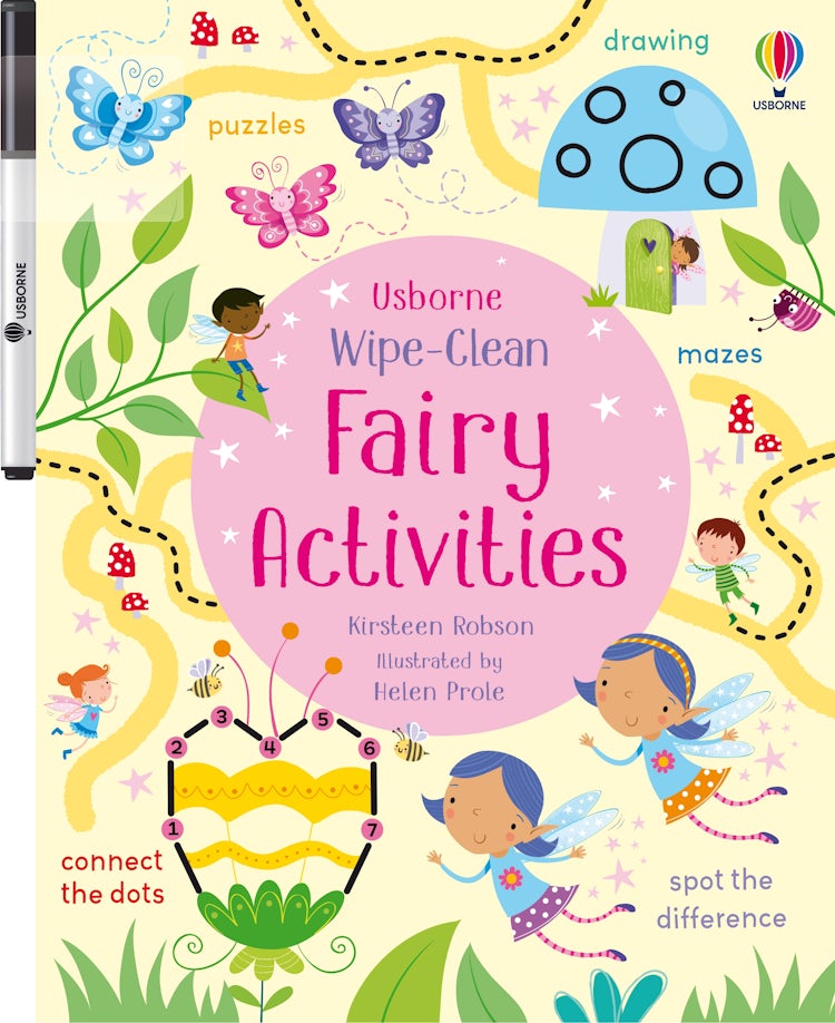 Cover image for Wipe-Clean Fairy Activities, isbn: 9781474989022