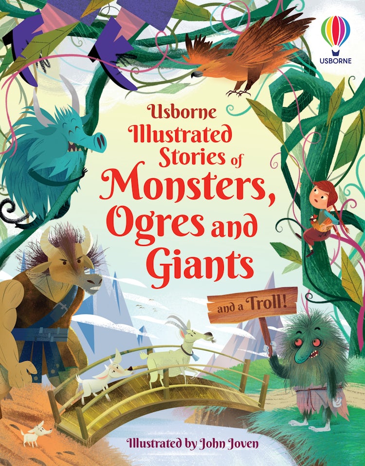 Cover image for Illustrated Stories of Monsters, Ogres and Giants (and a Troll), isbn: 9781474989619