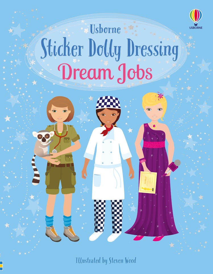 Cover image for Sticker Dolly Dressing Dream Jobs, isbn: 9781474990820