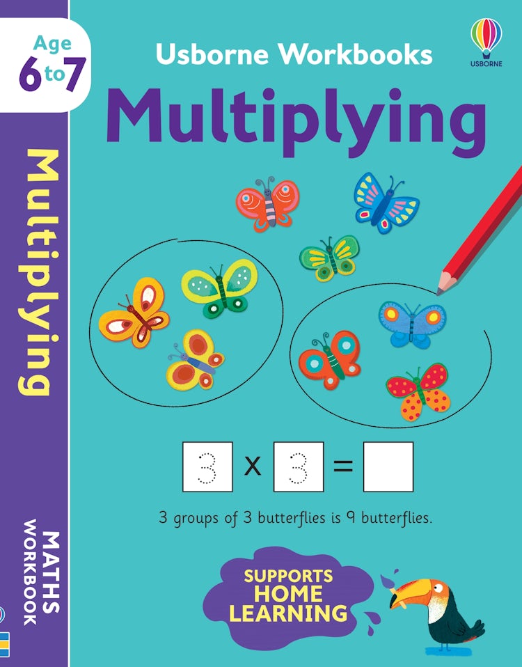 Cover image for Usborne Workbooks Multiplying 6-7, isbn: 9781474990981