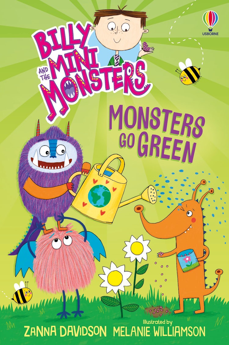 Cover image for Billy and the Mini Monsters (11) - Monsters Go Green, isbn: 9781474992275