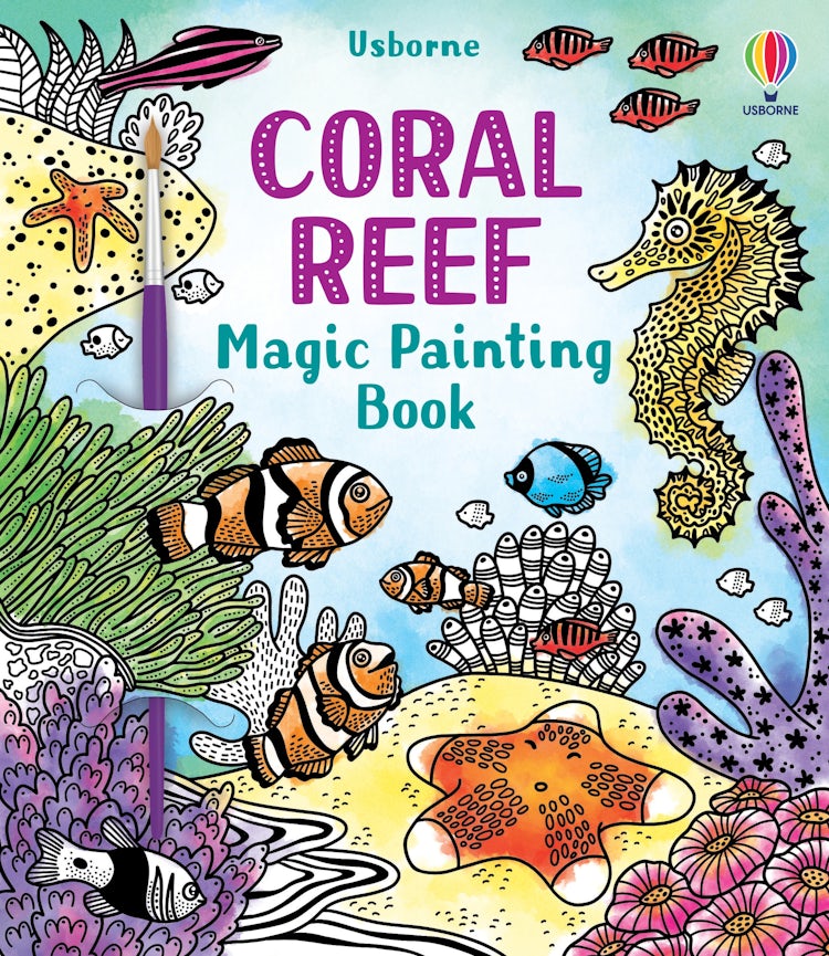 Cover image for Coral Reef Magic Painting Book, isbn: 9781474994743