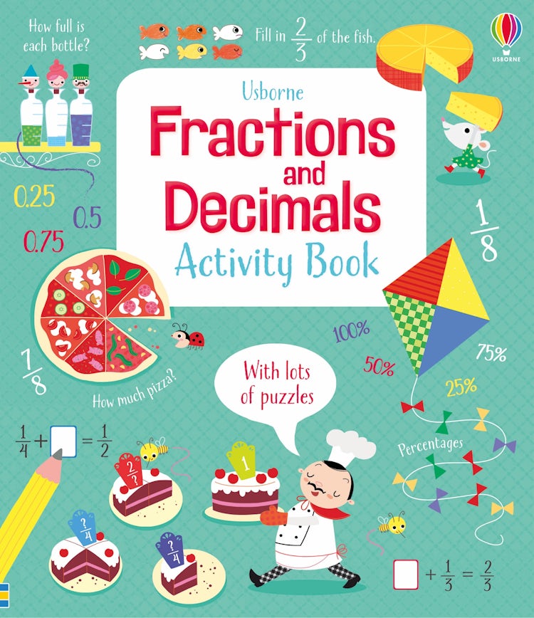 Cover image for Fractions and Decimals Activity Book, isbn: 9781474995597